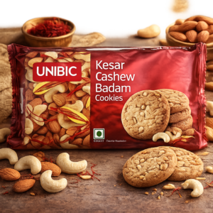unibic kesar cashew badam cookies
